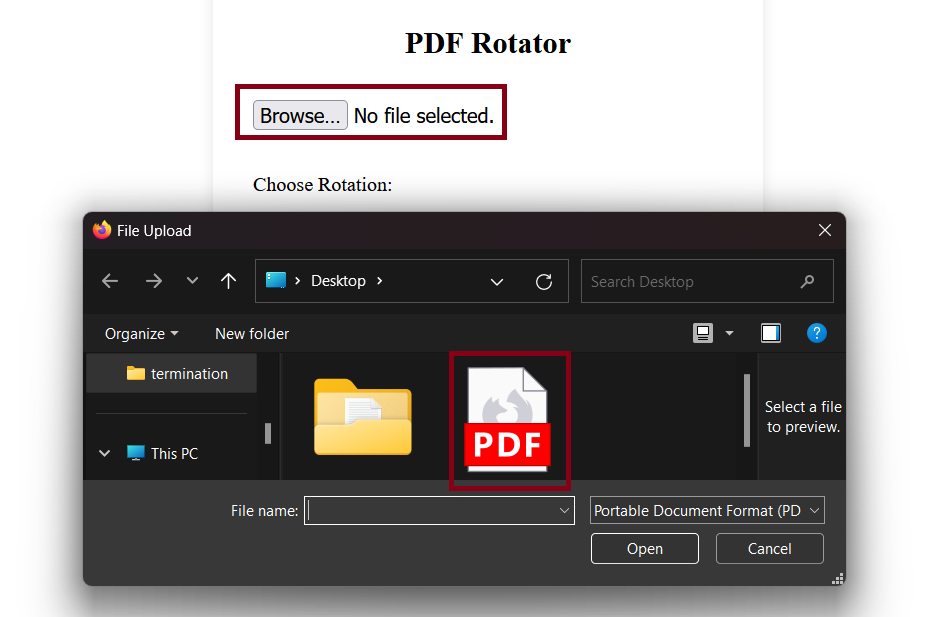 Rotate PDF