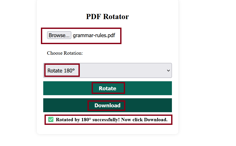 rotate PDF