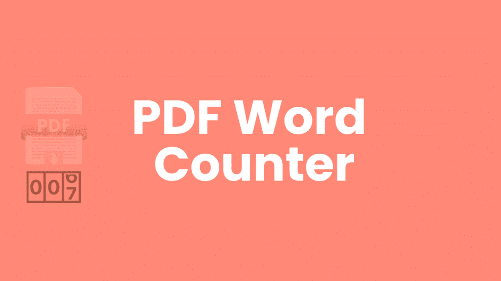 PDF Word Counter