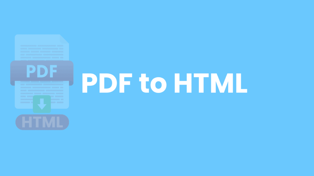 PDF to HTML